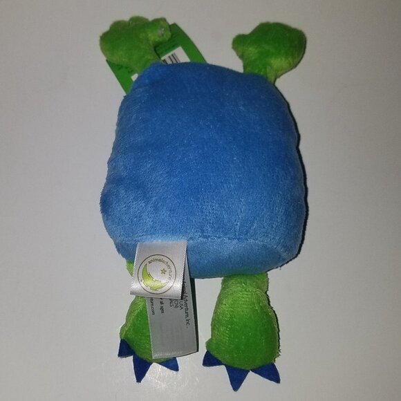 Sweet Sprouts Monster Alien Plush Blue Green 7" Animal Adventure 2013 Lovey TAG - Picture 4 of 8